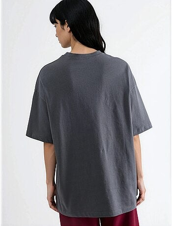 T-shirt oversize con stampa testuale busem