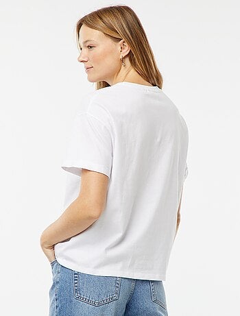 T-shirt oversize con stampa 'The 'Rolling Stones'