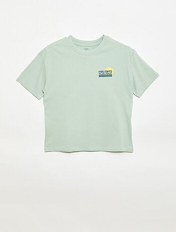 T-shirt oversize con stampa