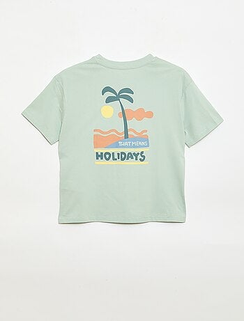 T-shirt oversize con stampa