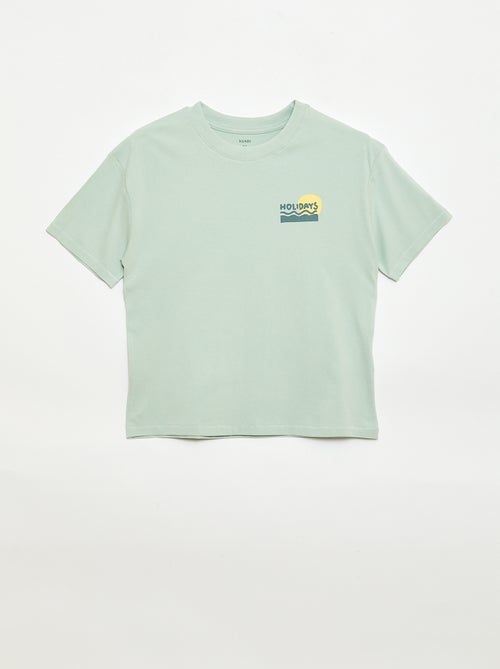 T-shirt oversize con stampa - Kiabi