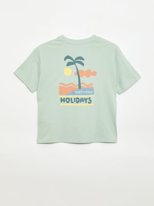 T-shirt oversize con stampa - Kiabi