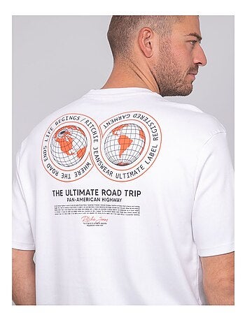 T-shirt oversize cotone con motivi NARADITI