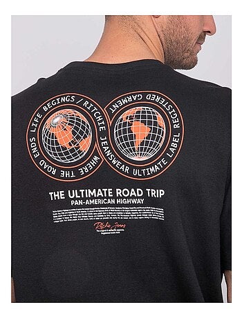 T-shirt oversize cotone con motivi NARADITI