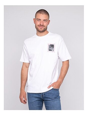 T-shirt oversize cotone con motivi NOBORA