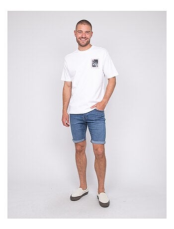 T-shirt oversize cotone con motivi NOBORA
