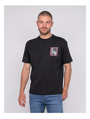 T-shirt oversize cotone con motivi NOBORA