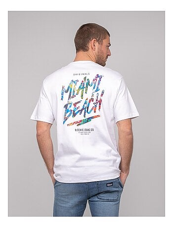 T-shirt oversize cotone motivi NASCADE