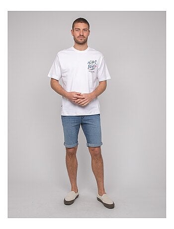T-shirt oversize cotone motivi NASCADE