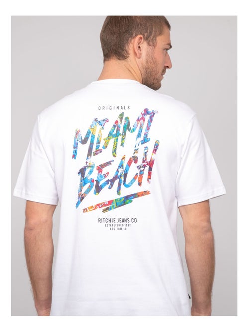 T-shirt oversize cotone motivi NASCADE - Kiabi