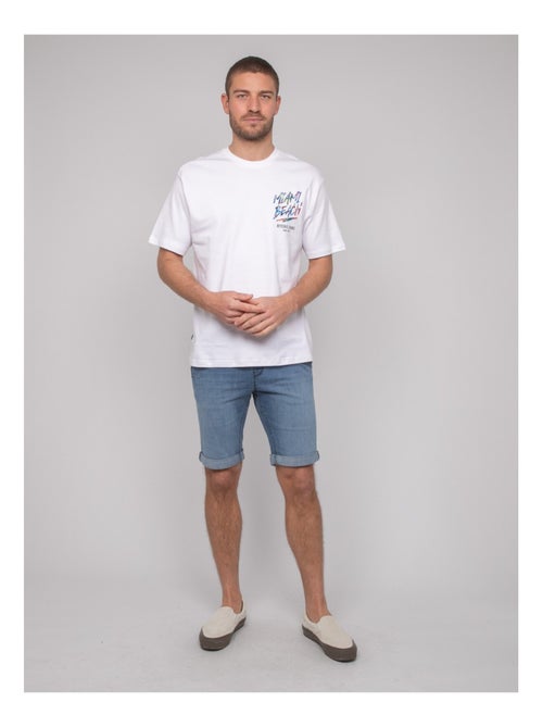 T-shirt oversize cotone motivi NASCADE - Kiabi