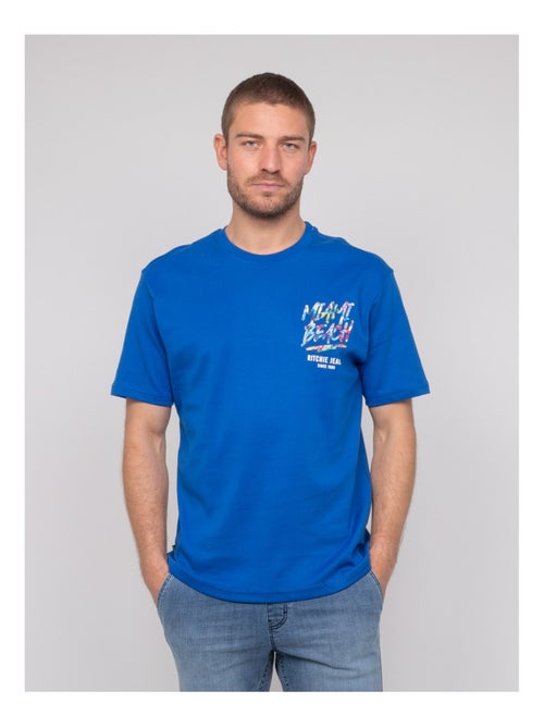 T-shirt oversize cotone motivi NASCADE - Kiabi