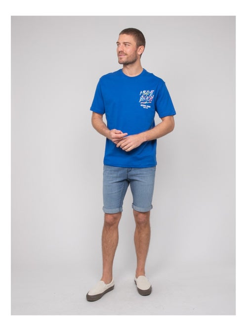 T-shirt oversize cotone motivi NASCADE - Kiabi