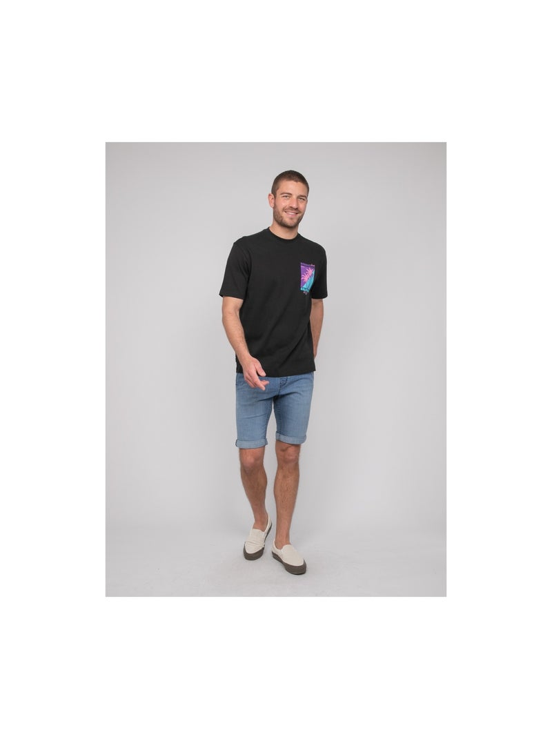 T-shirt oversize cotone NAHATOL Nero - Kiabi
