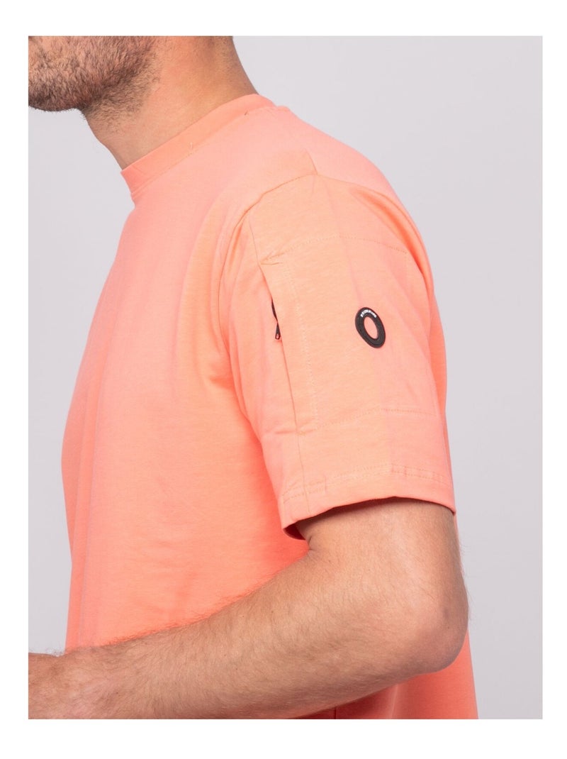 T-shirt oversize cotone NIPARA Arancione corallo - Kiabi