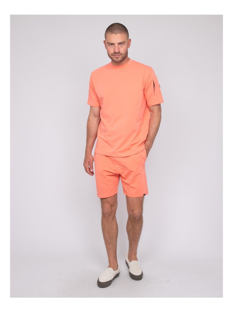 T-shirt oversize cotone NIPARA Arancione corallo - Kiabi