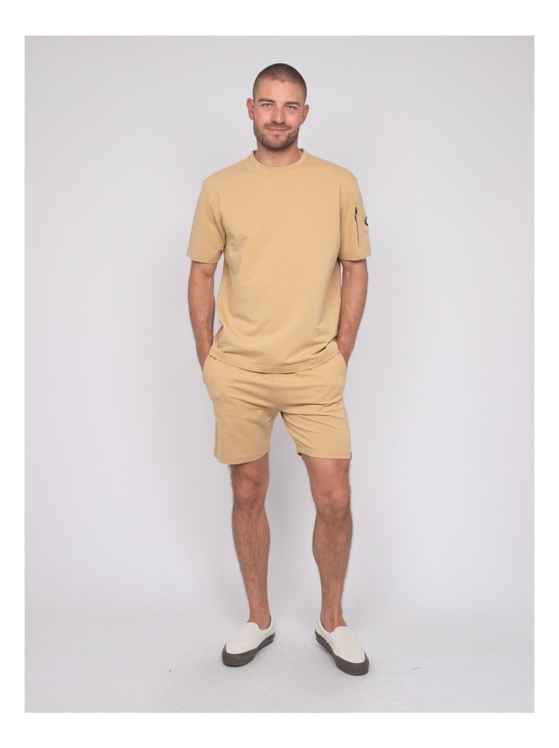 T-shirt oversize cotone NIPARA Beige - Kiabi