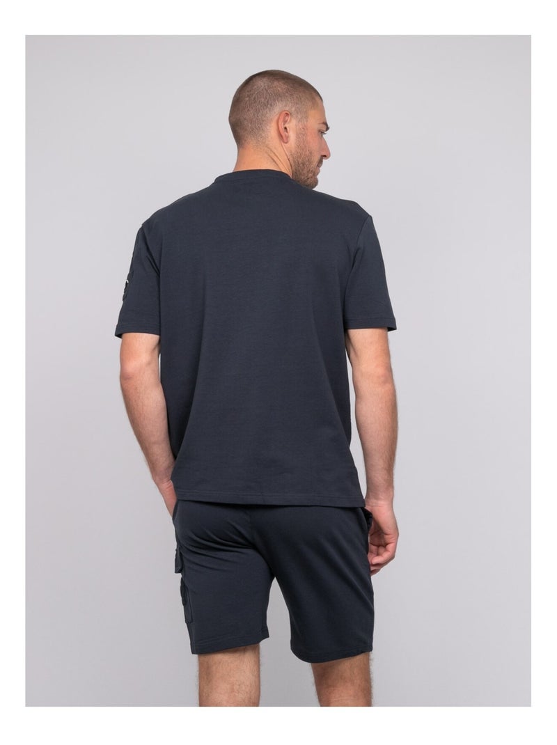 T-shirt oversize cotone NIPARA Blu marino - Kiabi