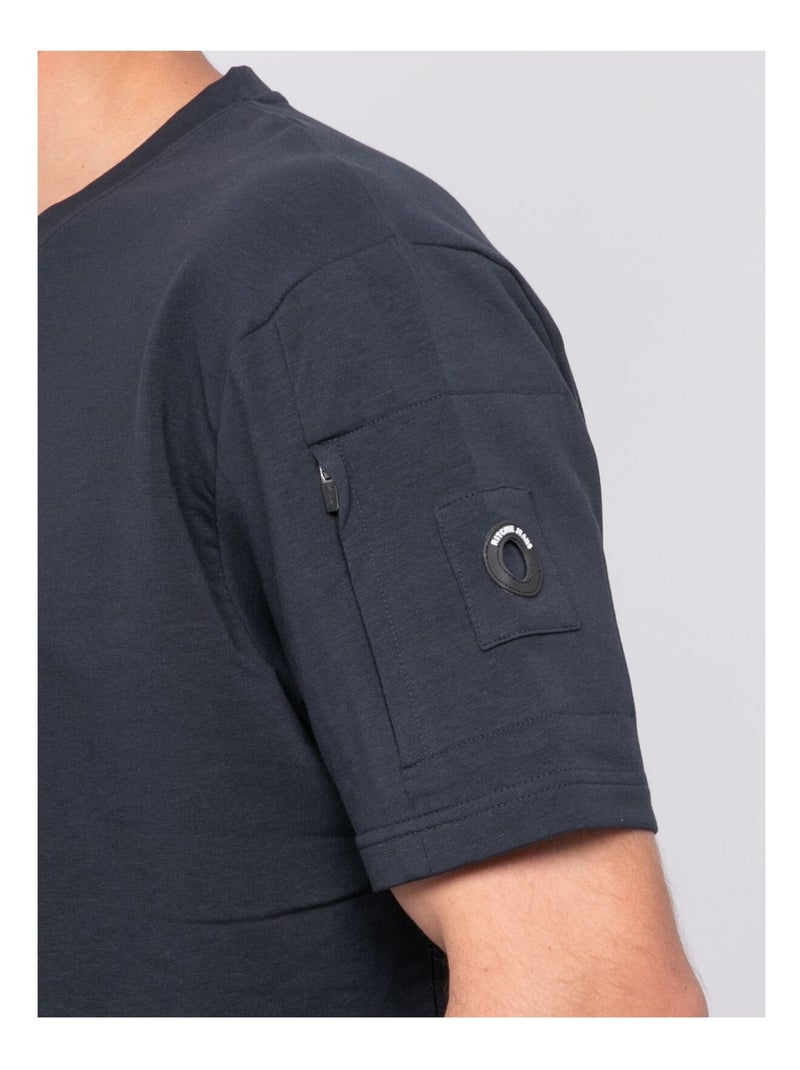 T-shirt oversize cotone NIPARA Blu marino - Kiabi