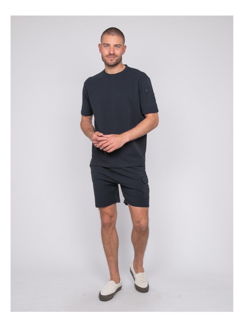 T-shirt oversize cotone NIPARA Blu marino - Kiabi