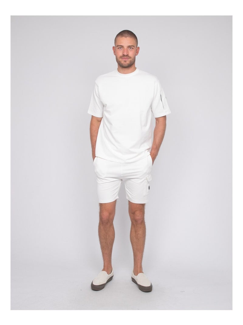 T-shirt oversize cotone NIPARA Ecru - Kiabi