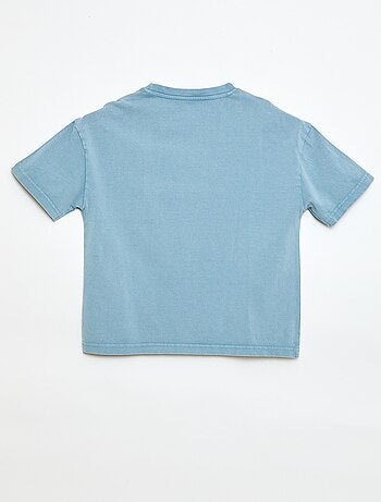T-shirt oversize effetto délavé