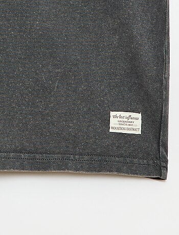 T-shirt oversize effetto délavé