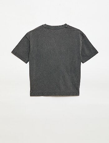 T-shirt oversize effetto délavé