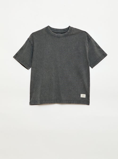 T-shirt oversize effetto délavé - Kiabi