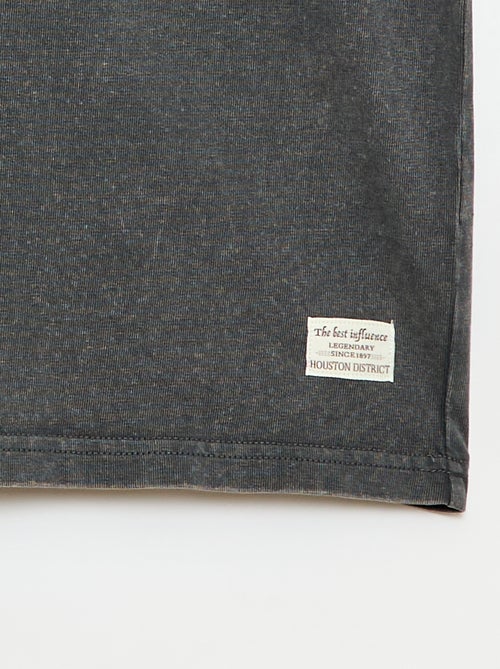 T-shirt oversize effetto délavé - Kiabi