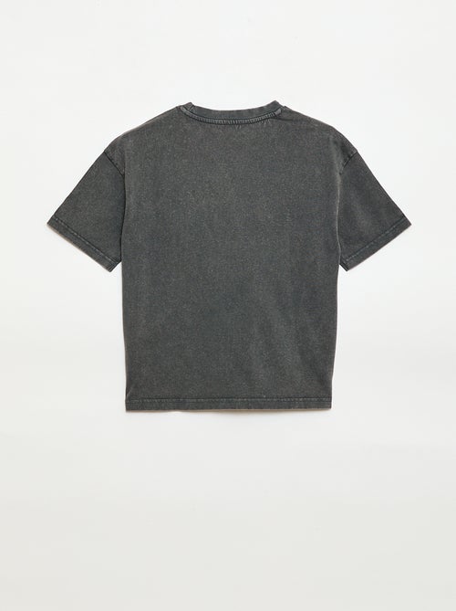T-shirt oversize effetto délavé - Kiabi