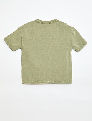 T-shirt oversize effetto délavé