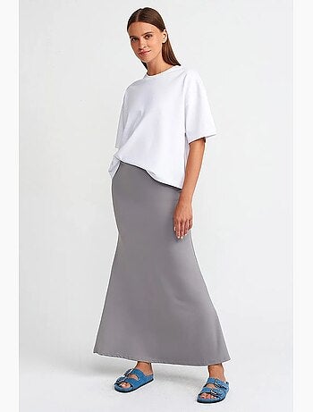 T-shirt oversize in cotone con girocollo dilvin