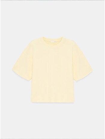 T-shirt oversize in cotone con girocollo dilvin