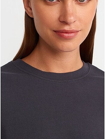T-shirt oversize in cotone con girocollo dilvin