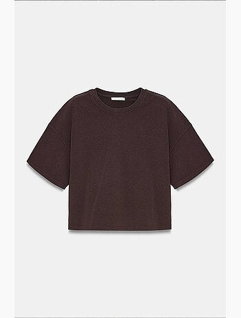 T-shirt oversize in cotone con girocollo dilvin