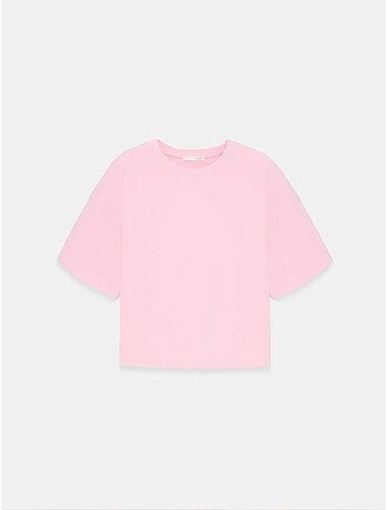 T-shirt oversize in cotone con girocollo dilvin