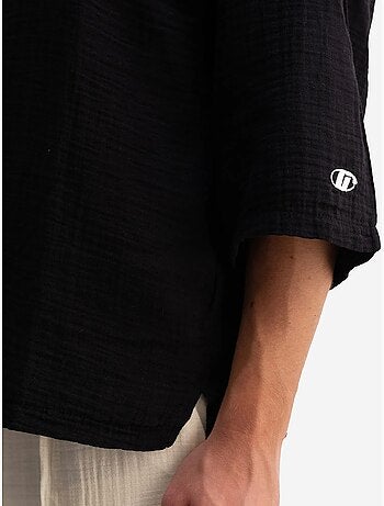 T-shirt oversize in cotone con girocollo giesto
