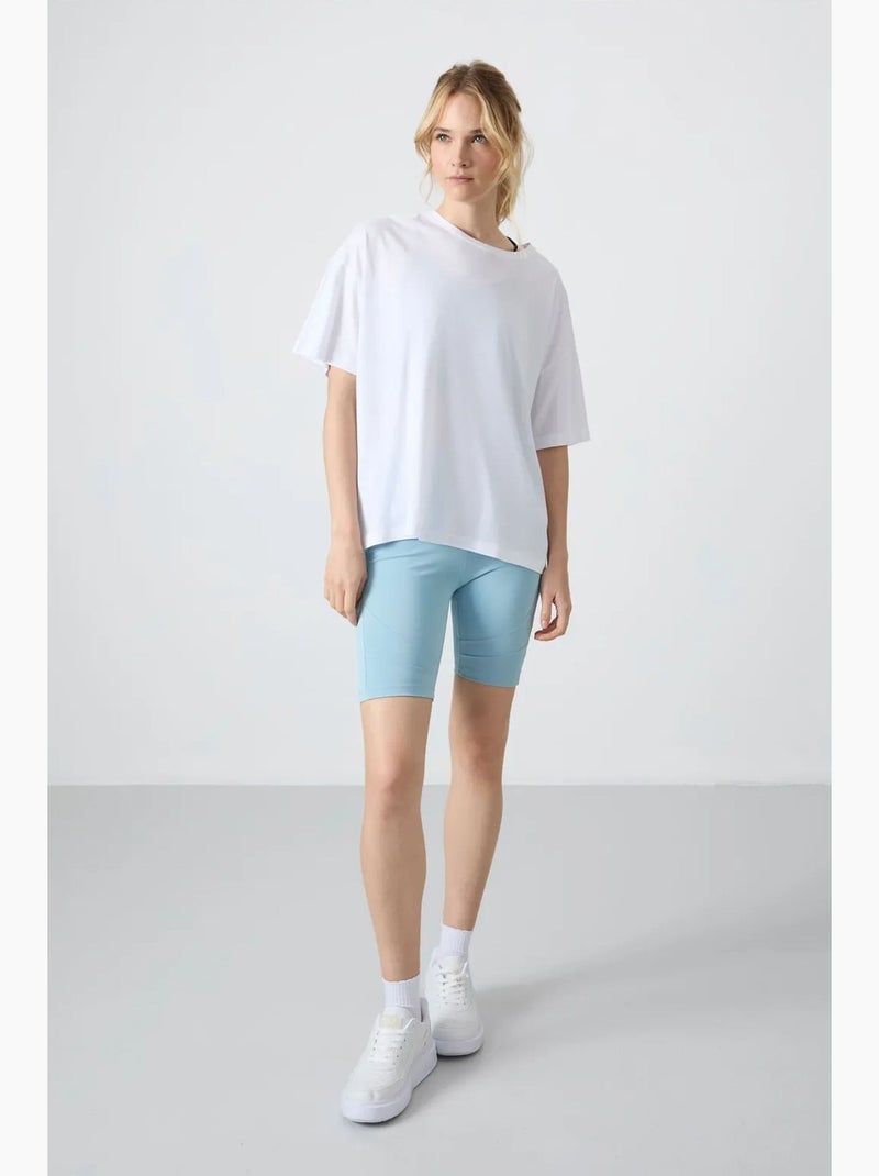 T-shirt oversize in cotone-modal con girocollo tommy Bianco - Kiabi