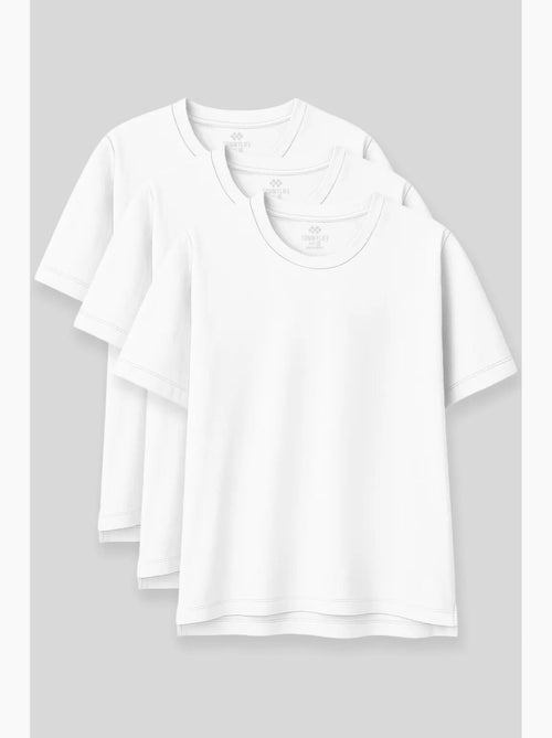 T-shirt oversize in cotone-modal con girocollo tommy - Kiabi