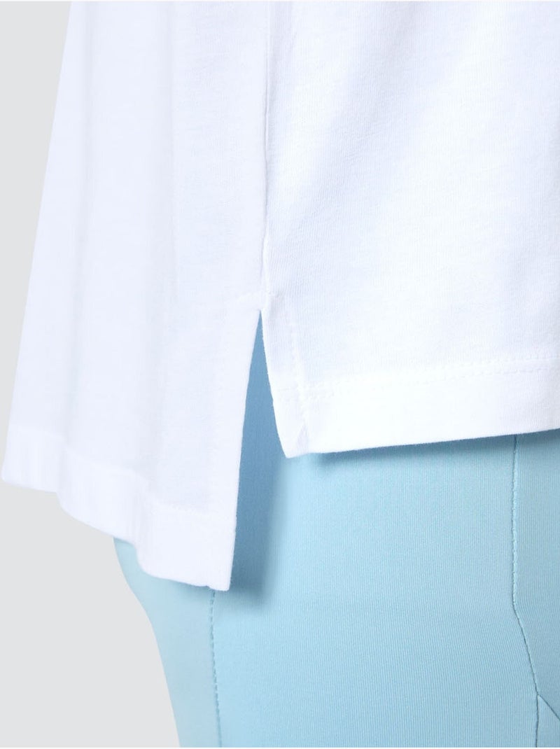 T-shirt oversize in cotone-modal con girocollo tommy Bianco - Kiabi