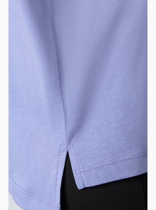 T-shirt oversize in cotone-modal con girocollo tommy - Kiabi