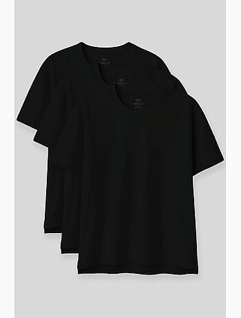 T-shirt oversize in cotone-modal con girocollo tommy