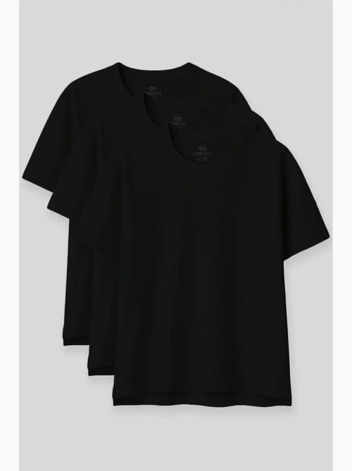 T-shirt oversize in cotone-modal con girocollo tommy - Kiabi