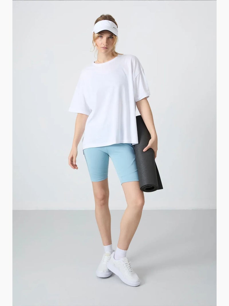 T-shirt oversize in cotone-modal con girocollo tommy Rosso - Kiabi