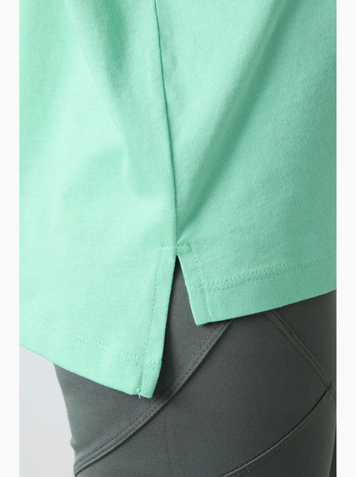T-shirt oversize in cotone-modal con girocollo tommy - Kiabi T-shirt oversize in cotone-modal con girocollo tommy - Kiabi