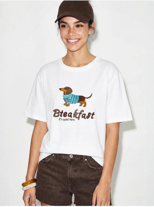 T-shirt oversize in jersey di cotone stampata lucci - Kiabi T-shirt oversize in jersey di cotone stampata lucci - Kiabi