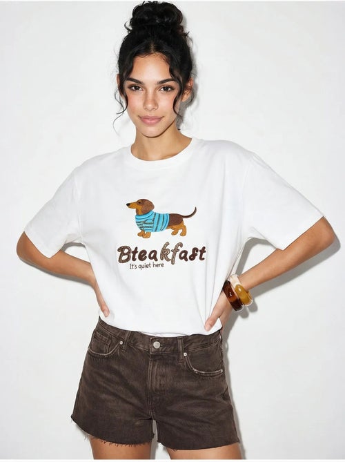 T-shirt oversize in jersey di cotone stampata lucci - Kiabi T-shirt oversize in jersey di cotone stampata lucci - Kiabi