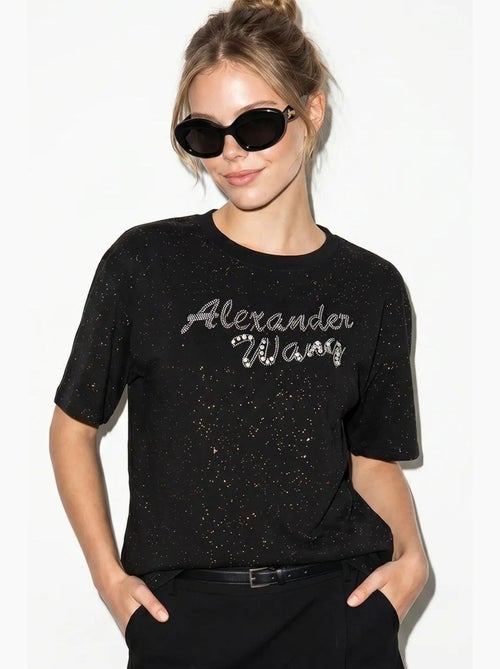 T-shirt oversize in jersey di cotone stampato lucci - Kiabi T-shirt oversize in jersey di cotone stampato lucci - Kiabi