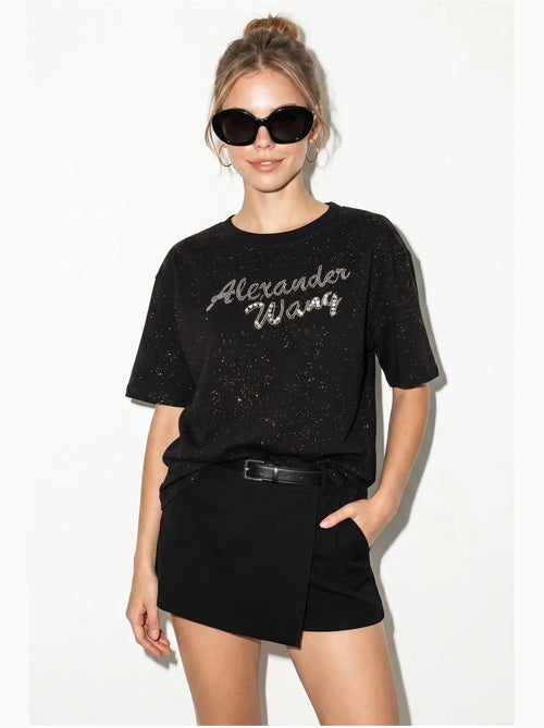 T-shirt oversize in jersey di cotone stampato lucci - Kiabi T-shirt oversize in jersey di cotone stampato lucci - Kiabi
